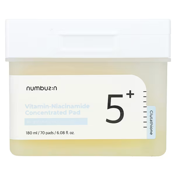 Numbuzin No.5 Vitamin-Niacinamide Concentrated Pad (180ml -70 Pads)
