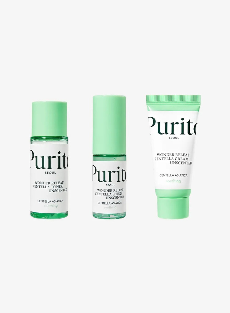 PURITO Wonder Releaf Centella Mini Kit Unscented (60ml)