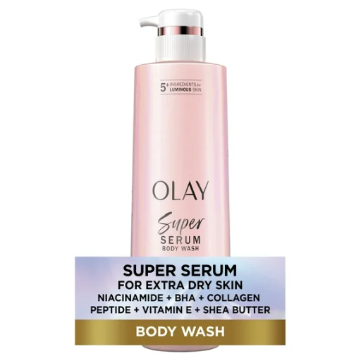 Olay Super Serum Body Wash, 18.5 fl. oz (547 ml)