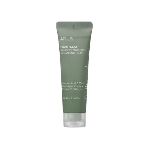 ANUA HEARTLEAF SUCCINIC MOISTURE CLEANSING FOAM (25ml)