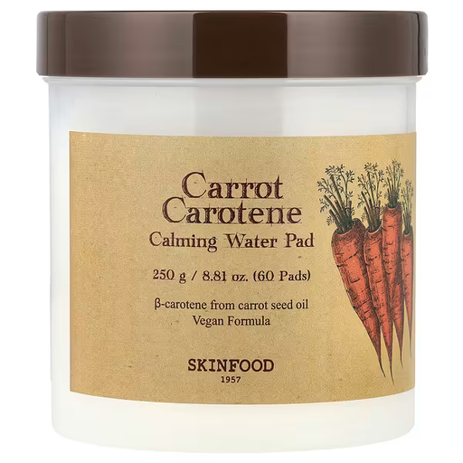 Skinfood Carrot Carotene Calming Water Pad 250g [60Sheets]